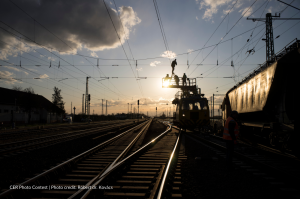 Catenary system maintenance works, by Róbert dr. Kovács. Róbert works as a track maintenance diagnos